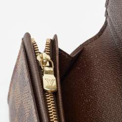 Louis Vuitton Damier Ebene Canvas Porte-Monnaie Tresor Wallet