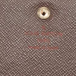 Louis Vuitton Damier Ebene Canvas Porte-Monnaie Tresor Wallet