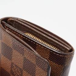 Louis Vuitton Damier Ebene Canvas Porte-Monnaie Tresor Wallet