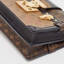 Pre Owned Louis Vuitton Reverse Monogram Canvas Trunk Clutch Bag
