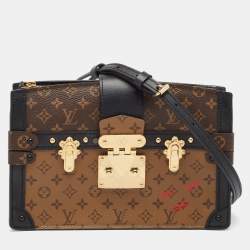 Pre Owned Louis Vuitton Reverse Monogram Canvas Trunk Clutch Bag