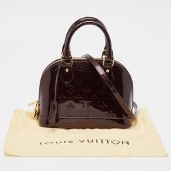 Louis Vuitton Amarante Monogram Vernis Alma BB Bag