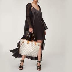 Louis Vuitton Damier Azur Canvas Neverfull MM Bag