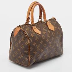 Pre Owned Louis Vuitton Monogram Canvas Speedy 25 Bag