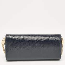 Pre Owned Louis Vuitton Navy Blue Electric Epi Leather Night Box