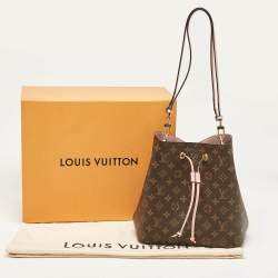 Pre Owned Louis Vuitton Rose Poudre Monogram Canvas NeoNoe MM Bag