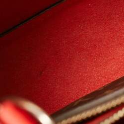 Pre Owned Louis Vuitton Coquelicot Red Monogram Canvas NeoNoe MM Bag