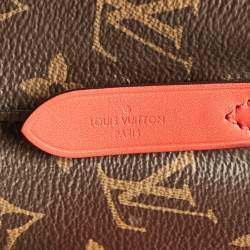 Pre Owned Louis Vuitton Coquelicot Red Monogram Canvas NeoNoe MM Bag