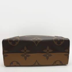 Pre Owned Louis Vuitton Reverse Monogram Canvas On The Go GM Bag