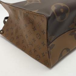 Pre Owned Louis Vuitton Reverse Monogram Canvas On The Go GM Bag