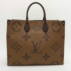 Pre Owned Louis Vuitton Reverse Monogram Canvas On The Go GM Bag