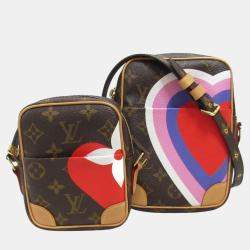 Louis Vuitton Coated Canvas Monogram Multicolor Panam Set Shoulder Bag