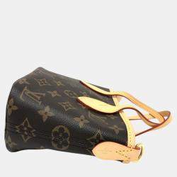 Pre Owned Louis Vuitton Neverfull BB Monogram Canvas Brown Bag
