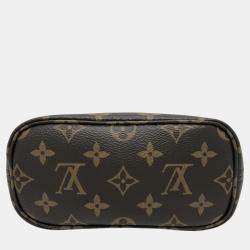 Pre Owned Louis Vuitton Neverfull BB Monogram Canvas Brown Bag
