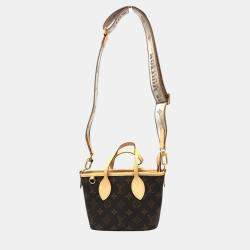 Pre Owned Louis Vuitton Neverfull BB Monogram Canvas Brown Bag