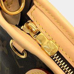 Pre Owned Louis Vuitton Neverfull BB Monogram Canvas Brown Bag