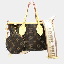 Pre Owned Louis Vuitton Neverfull BB Monogram Canvas Brown Bag