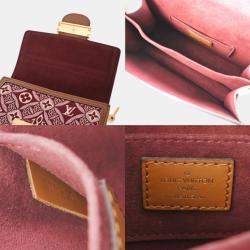 Louis Vuitton Pink Monogram Jacquard Dauphine MINI Shoulder Bag