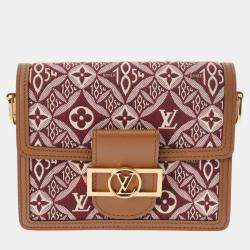 Louis Vuitton Pink Monogram Jacquard Dauphine MINI Shoulder Bag