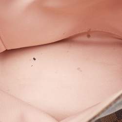 Pre Owned Louis Vuitton Magnolia Pink Damier Ebene Canvas Clapton Backpack