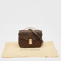 Pre Owned Louis Vuitton Monogram Canvas Pochette Metis Bag