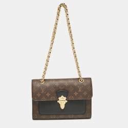 Pre Owned Louis Vuitton Raisin Monogram Canvas Victoire Chain Bag