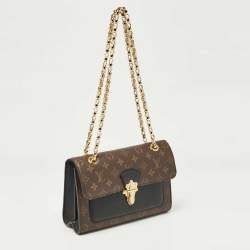 Pre Owned Louis Vuitton Raisin Monogram Canvas Victoire Chain Bag