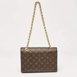 Pre Owned Louis Vuitton Raisin Monogram Canvas Victoire Chain Bag