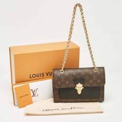 Pre Owned Louis Vuitton Raisin Monogram Canvas Victoire Chain Bag