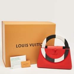 Louis Vuitton Red/Black Taurillon Leather Artycapucines MM Bag