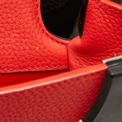 Louis Vuitton Red/Black Taurillon Leather Artycapucines MM Bag