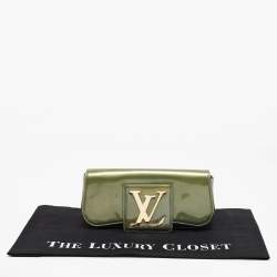Pre Owned Louis Vuitton Givre Vernis Sobe Clutch