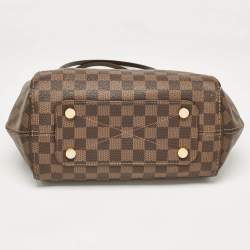Pre Owned Louis Vuitton Damier Ebene Canvas and Leather Marylebone PM Bag