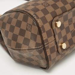 Pre Owned Louis Vuitton Damier Ebene Canvas and Leather Marylebone PM Bag