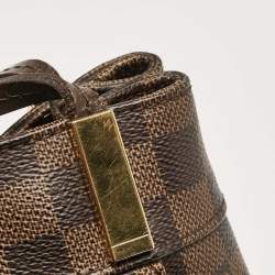 Pre Owned Louis Vuitton Damier Ebene Canvas and Leather Marylebone PM Bag