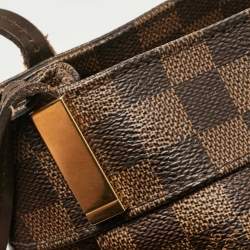 Pre Owned Louis Vuitton Damier Ebene Canvas and Leather Marylebone PM Bag