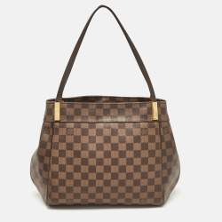 Pre Owned Louis Vuitton Damier Ebene Canvas and Leather Marylebone PM Bag