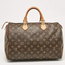 Pre Owned Louis Vuitton Monogram Canvas Speedy 35 Bag