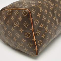 Pre Owned Louis Vuitton Monogram Canvas Speedy 35 Bag