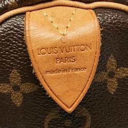 Pre Owned Louis Vuitton Monogram Canvas Speedy 35 Bag