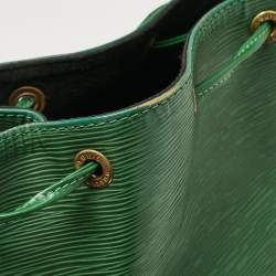 Pre Owned Louis Vuitton Green Epi Leather Petit Noe Bag