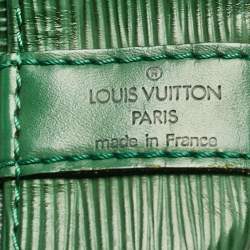 Pre Owned Louis Vuitton Green Epi Leather Petit Noe Bag