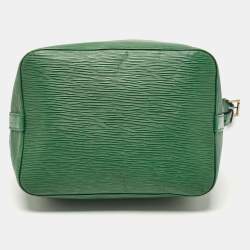 Pre Owned Louis Vuitton Green Epi Leather Petit Noe Bag