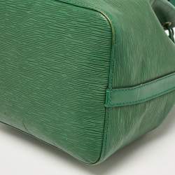 Pre Owned Louis Vuitton Green Epi Leather Petit Noe Bag