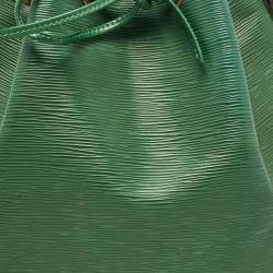 Pre Owned Louis Vuitton Green Epi Leather Petit Noe Bag