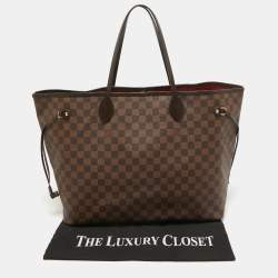 Louis Vuitton Damier Ebene Canvas Neverfull GM Bag