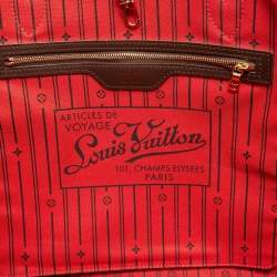 Louis Vuitton Damier Ebene Canvas Neverfull GM Bag