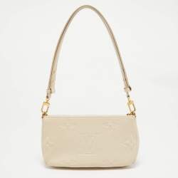 Pre Owned Louis Vuitton Cream Empreinte Leather Multi Pochette Accessoires Bag