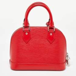 Louis Vuitton Coquelicot Epi Leather Alma BB Bag