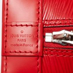 Louis Vuitton Coquelicot Epi Leather Alma BB Bag